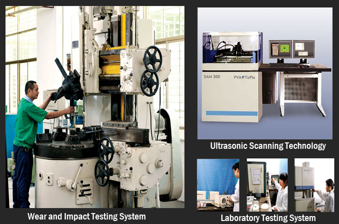 pdc cutters testing facilitier